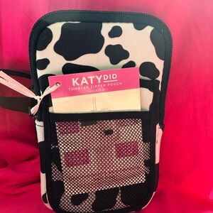 KatyDid Black and White Tumbler Zipper Pouch for Stanleys